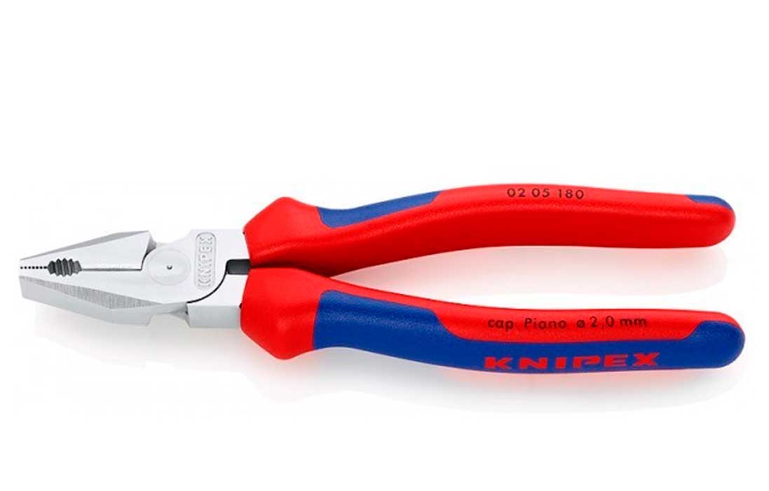 Плоскогубцы с высоким соотношением плеч рычага Knipex 0205 180мм (KN-0205180)