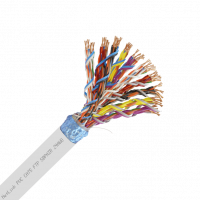 Кабель FTP 50PR 24AWG CAT5 305м. белый внутренний