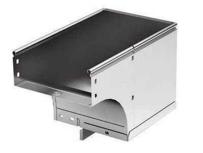 Угол для лотка вертикальный внешний левый 90град. 150х50 CDSS 90 в компл. с крепежн. элемент. гор. оцинк. DKC 37652KHDZ