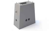 Фундамент телекоммуникационного шкафа 686х308мм