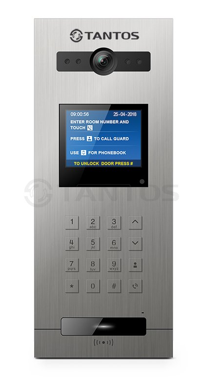 Многоабонентская IP вызывная панель c 3,5’’дисплеем Tantos Easy Build
