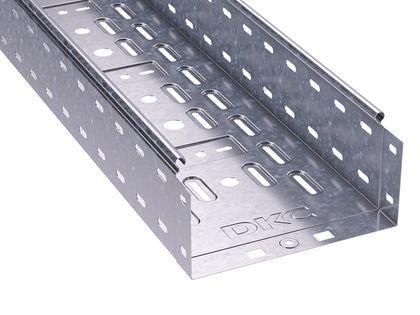 Лоток листовой перфорированный 300х100 L2000 сталь 0.8мм гор. оцинк. DKC 35334HDZ