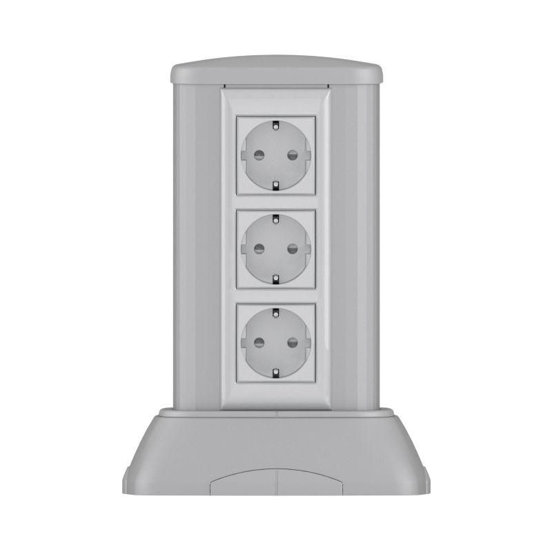 Мини-колонна 0.25м алюм. сер. метал. RAL 9006 DKC 19524