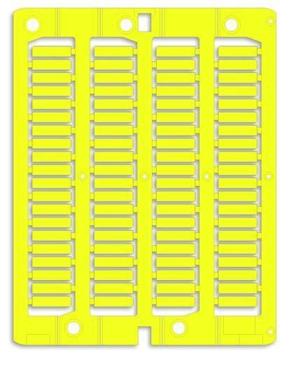 Маркировка для провода жесткая для трубочек 4х15мм желт. (уп.2000шт) DKC NUT15Y
