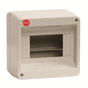 Бокс ОП IP40 8м сер. без дверцы DKC 83608