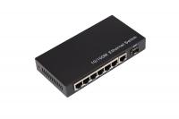 Коммутатор GIGALINK GL-SW-F000-08F, 8 портов UTP 100Мбит/c, 1xSFP