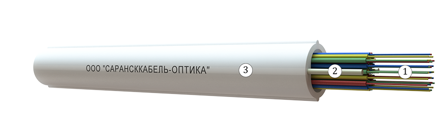 Кабель ОКВнг(А)-HF-Р-(G.657.А) 8 волокон