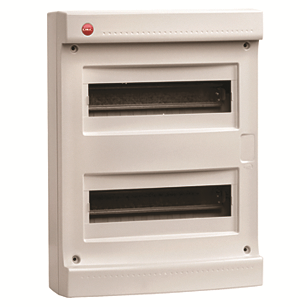 Бокс ОП IP40 24м сер. без дверцы (с усил. клеммн. блоком в компл. 2х87308) DKC 83724