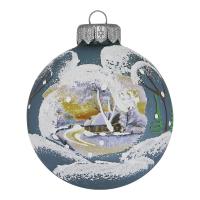 Шар "Зимняя дорога", 65 мм., в подарочной упаковке