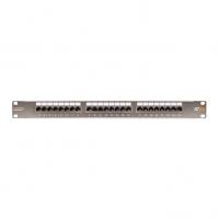 Коммутационная панель 19", 1U, 24 порта, Кат.5e, RJ45/8P8C, 110/KRONE, T568A/B NIKOMAX NMC-RP24SD2-1U-MT