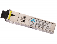 Модуль SFP WDM GIGALINK GL-OT-SG24SC1-1550-1490-D, 1Гбит/c, SM, SC, DDM, 24 дБ, до 80 км