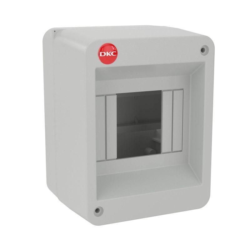 Щиток 4 мод. настен. ral 7035 без дверцы DKC 82004