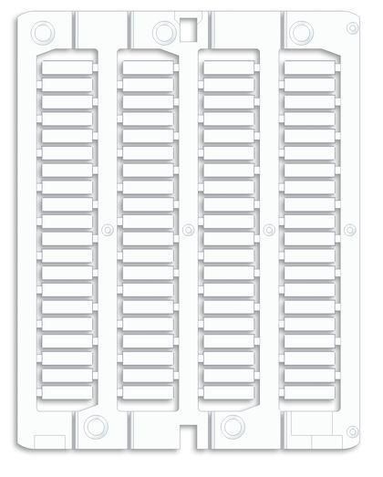 Маркировка для провода жесткая для трубочек 4х15мм бел. (уп.2000шт) DKC NUT15