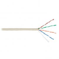 Кабель U/UTP 4 пары, Кат.5e, медь, 24AWG, внутренний, слоновая кость, 305м NIKOLAN NKL 9100A-IY