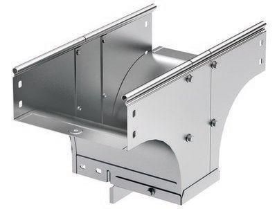 Ответвитель-переходник для лотка Т-образ. верт. TDSR 500х300 в комплекте с крепеж. эл. гор. оцинк DKC 37639KHDZ