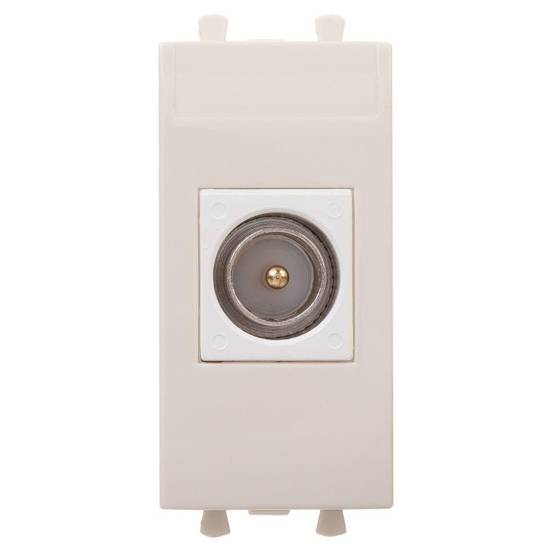 Розетка телевизионная оконечная TV 1мод. Avanti "Ванильная дымка" 16А DKC 4405501