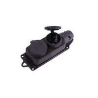 Колодка двойная с заглушками 2х16А, IP44