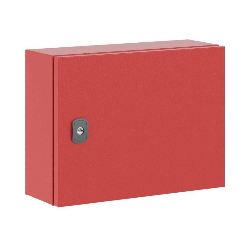 Корпус сварной навесной ST 300х400х150мм с монтажн. панелью RAL3000 DKC R5ST0341-RAL3000