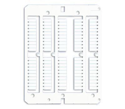 Маркировка для клемм (уп.1500шт) DKC жесткая 4х10мм период 4мм бел. (уп.1500шт) DKC NUTB1040