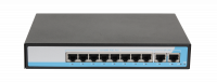 Коммутатор GIGALINK GL-SW-F005-08P, 8 портов, 150Вт