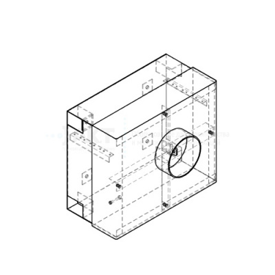 Шкаф антивандальный ШТА-3 со стойками 19"