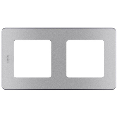 Рамка 2-м Inspiria алюм. Leg 673942