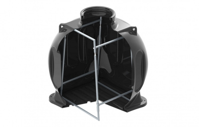 Колодец кабельный КС-5-ССД, пластиковый с металлокаркасом