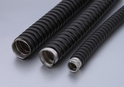 Металлорукав в ПВХ-оболочке.