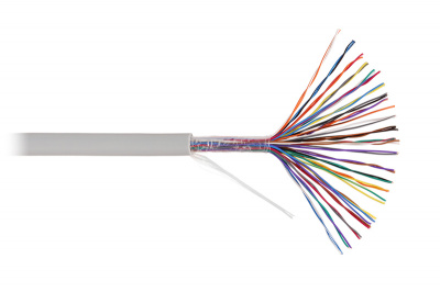 Кабель U/UTP 25 пар, Кат.5, 24 AWG, внешний, PE, 305м NIKOLAN NKL 5610B-BK