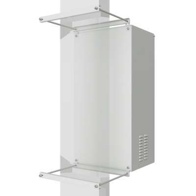 Термошкаф настенный ip66 800x400x1200 (ШxГxВ) серый (RAL 7035), SRT06-8040.120-GY