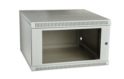 Шкаф телекоммуникационный настенный разборный 19”,9U(600x550), ШТ-НСр-9U-600-550-С дверь стекло ССД
