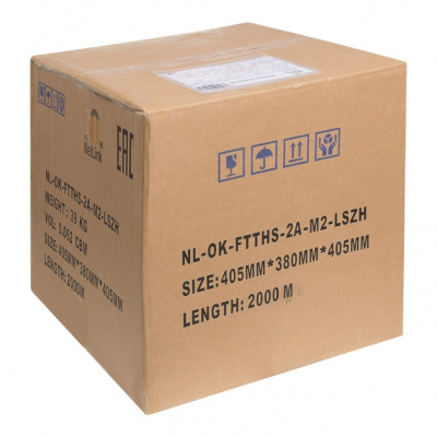 Кабель оптический NetLink NL-OK-FTTH-4A-M2, 4 волокна