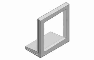 Блок стеновой ж/б СБ-2