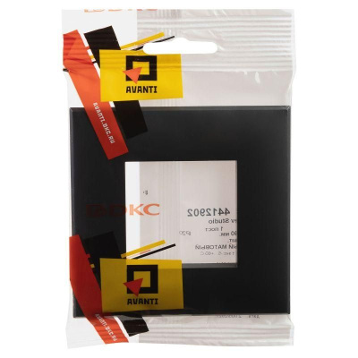 Рамка 2мод. ARTLEBEDEV Avanti "Черный матовый" DKC 4412902