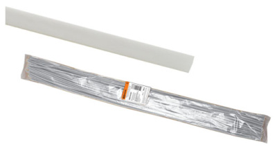 Термоусаживаемая трубка ТУТнг 4/2 белая по 1м (100 м/упак) TDM