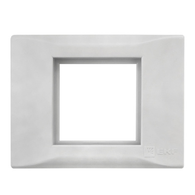 Рамка+суппорт 2 модуля (1 пост) для парапетного кабельного канала EKF C-Line