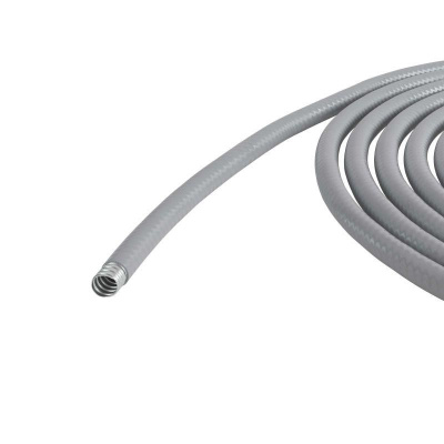 Металлорукав в ПВХ изоляции гладкой DN 26мм Dвн.=26.5мм Dнар.=34мм без протяжки сер. (уп.25м) DKC 6070R-32