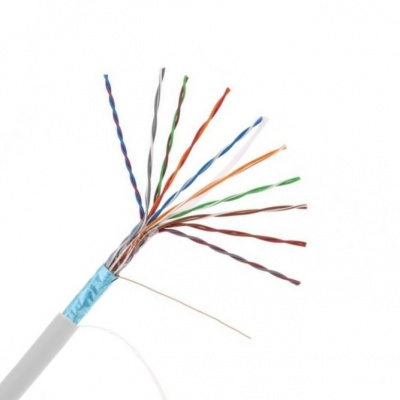 Кабель NETLAN F/UTP 10 пар, Кат.5, медь, внутренний, серый 305м EC-UF010-5-PVC-GY-3