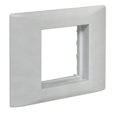 Рамка+суппорт 2 модуля (1 пост) для парапетного кабельного канала EKF C-Line