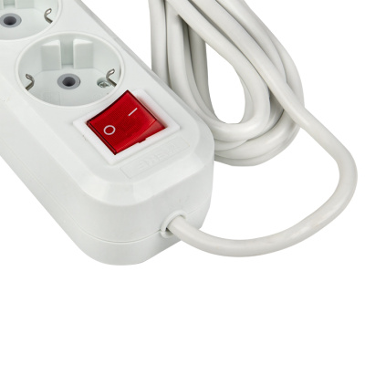 Удлинитель "Эксперт" 3 гнезда 3 метра 16А/3,5кВт с выключателем и заземлением ПВС 3х1 EKF PROxima