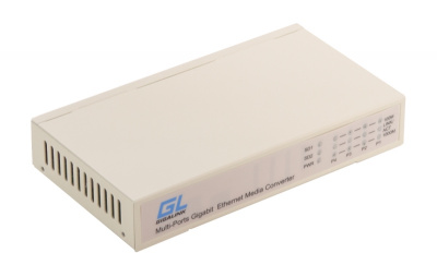 Коммутатор GIGALINK GL-SW-G012-04S, 4 порта 1Гбит/с, 2xSFP 1 Гбит/с, неуправляемый