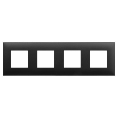 Рамка 8мод. ARTLEBEDEV Avanti "Черный матовый" DKC 4412908