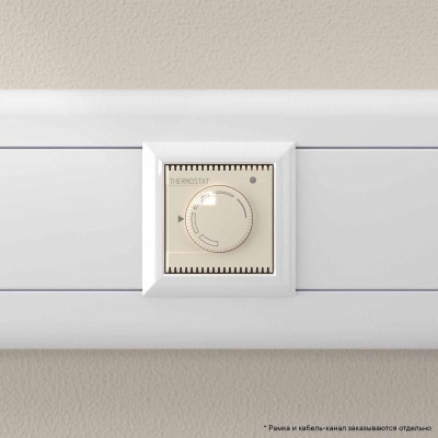 Термостат 2мод. Avanti "Ванильная дымка" для теплых полов DKC 4405162