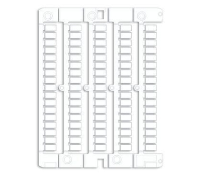 Маркировка для клемм жесткая 5х10мм период 5мм бел. (уп.1500шт) DKC NUWDU0510