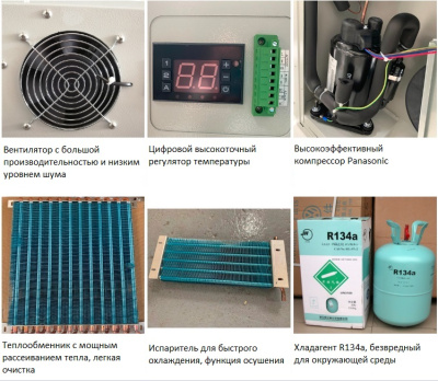 Кондиционер настенный (навесной) 800 Вт, 220В/50Гц, SAC01-08