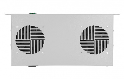 Вентиляторный модуль , 2 вентилятора с термодатчиком 35С ВМ-2-19"-Ш со шнуром ССД