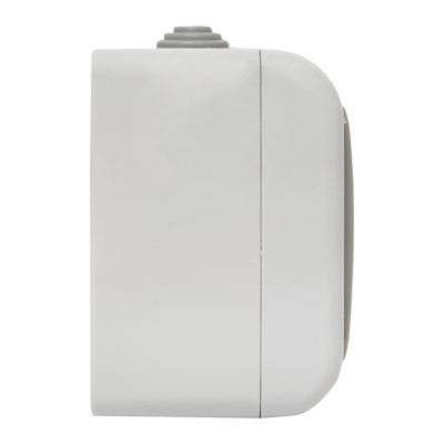 Мурманск Розетка 2-местная 16А с заземлением с крышкой IP54 серый с защитными шторками EKF