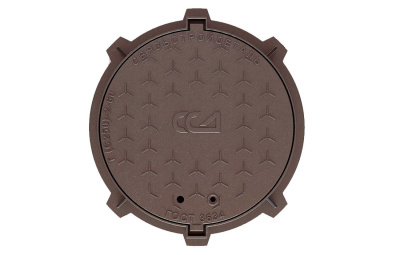 Люк чугунный с замком ВЧШГ тип Т "С-250" В.2-60 ГОСТ3634-99