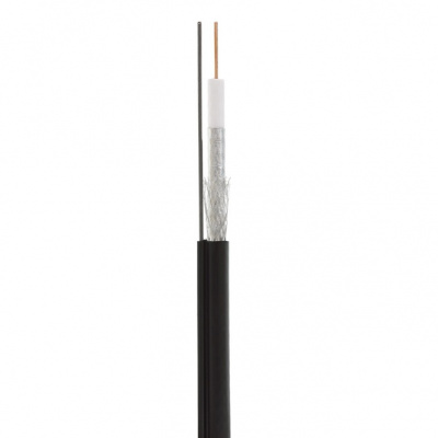 Кабель коаксиальный NETLAN RG-11, EC-C2-21123D-BK-3 с тросом, 305м