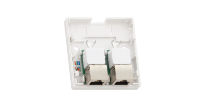 Настенная розетка NMC-WO2SD2-WT, 2 порта, Кат.5e, RJ45/8P8C